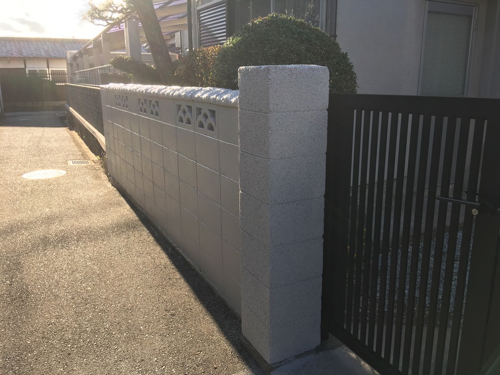 After: 玄関アプローチ＆ブロック塀リニューアル